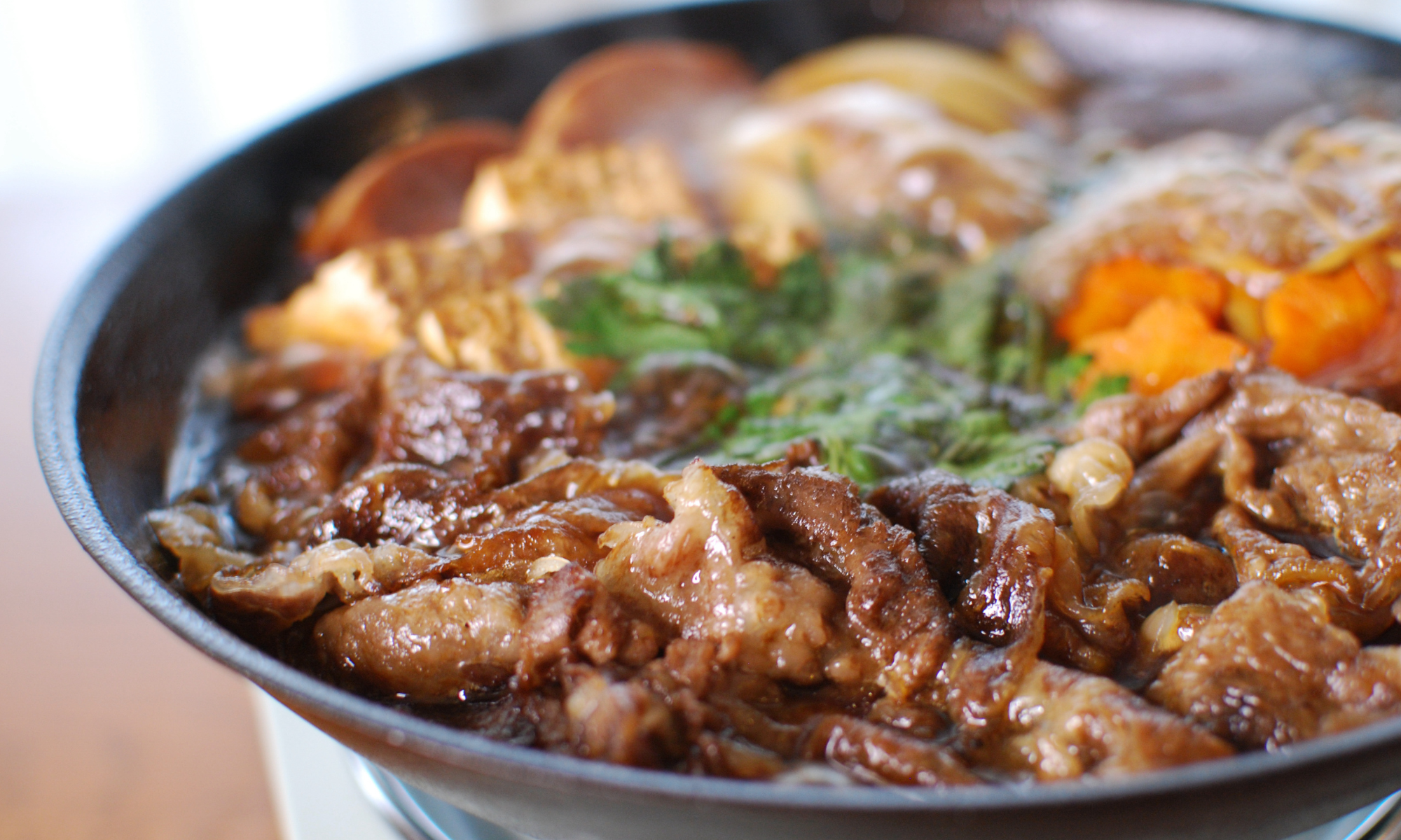 魔法のフライパンIIでおうちすき焼き
